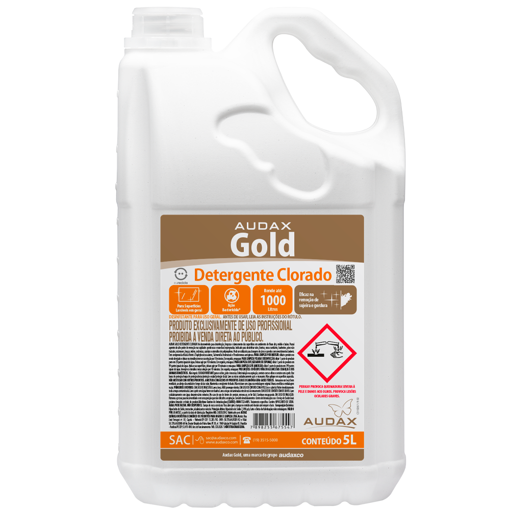 Audax Gold Detergente Clorado