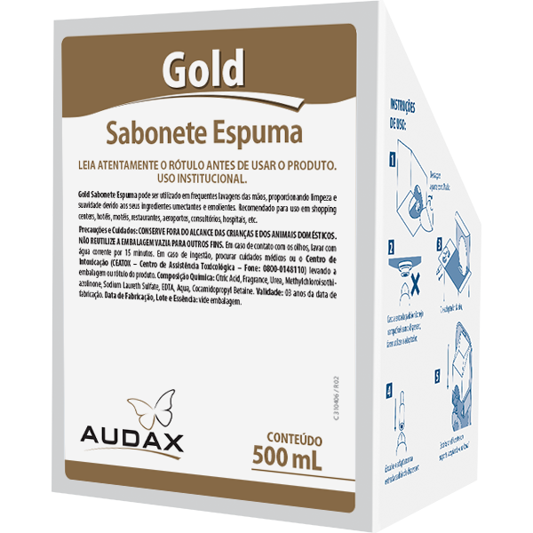 Gold Sabonete Espuma refil 800ml