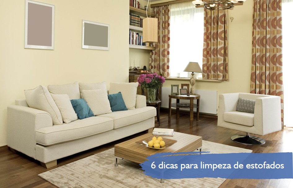6 dicas para limpeza de estofados