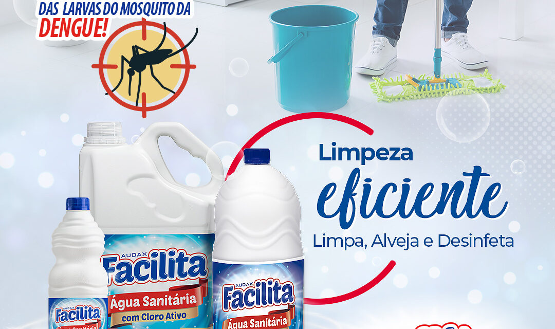 Você sabia que produtos como água sanitária e detergente podem ser poderosos aliados na luta contra a Dengue?