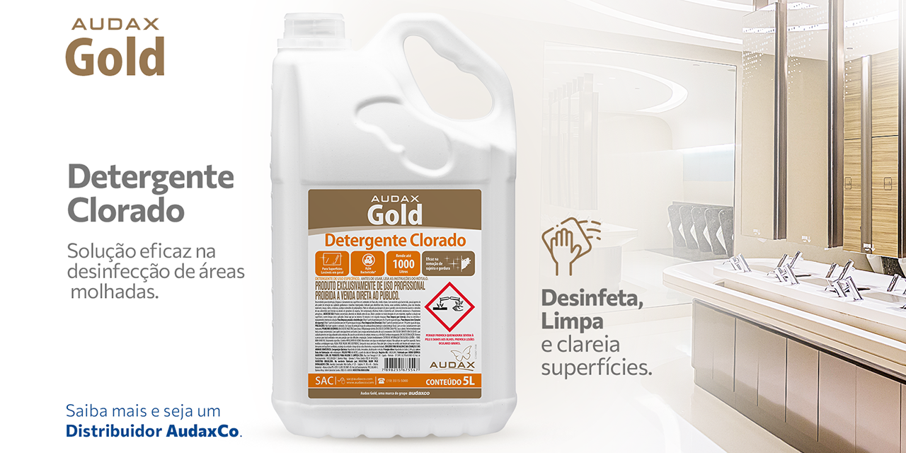 Detergente Clorado para áreas molhadas